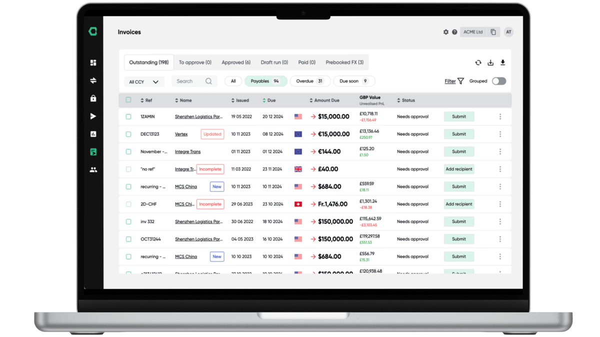 HedgeFlows payments automation